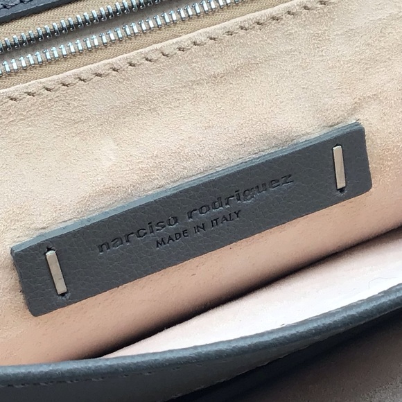 Narciso Rodriguez Leather Messenger with Shoulder Strap - Shows Damage - Picture 15 of 16